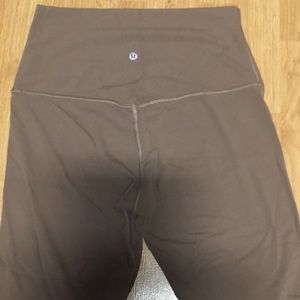 Size 10 lululemon nude biker shorts
